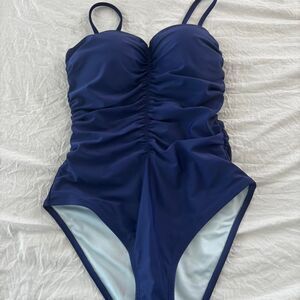 BOUTIQUE Navy Trendy Matching Bikini 2 Piece Swimwear Bikini Summer Medium Set
